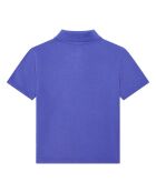 Polo manche courte en coton Pablo bleu