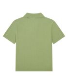 Polo manche courte en coton Pablo vert eucalyptus