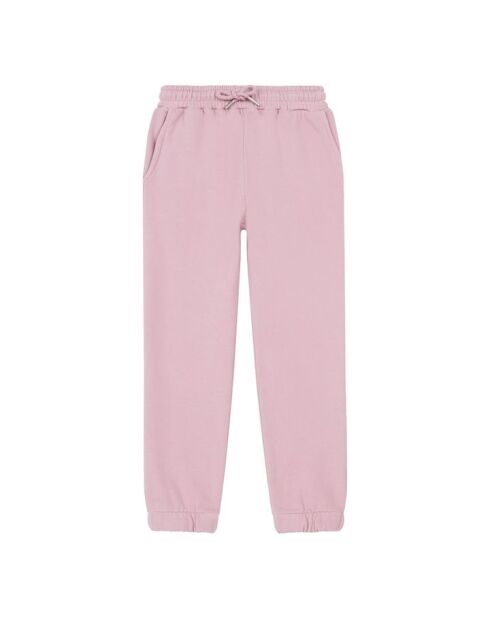 Joggers Relax in cotone rosa antico