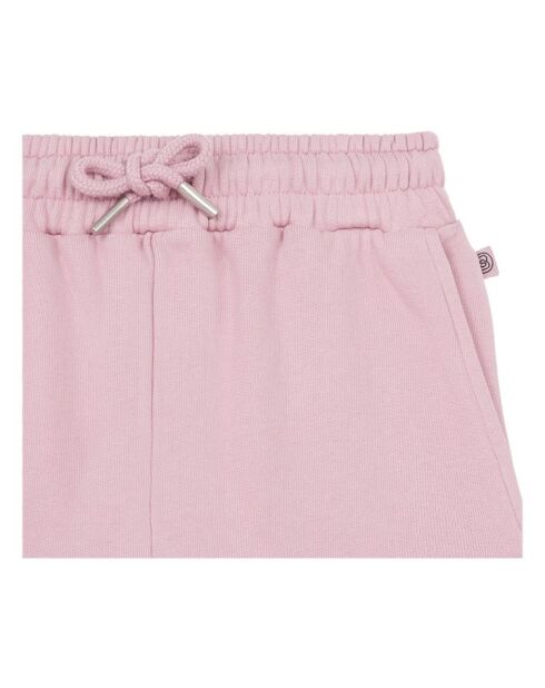 Joggers Relax in cotone rosa antico