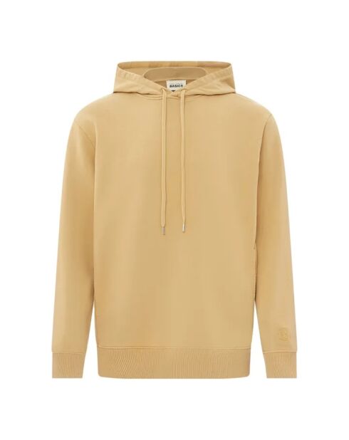 Sudadera con capucha de algodón orgánico Toffee