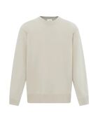 Felpa girocollo in cotone Organic Fleece Mastic