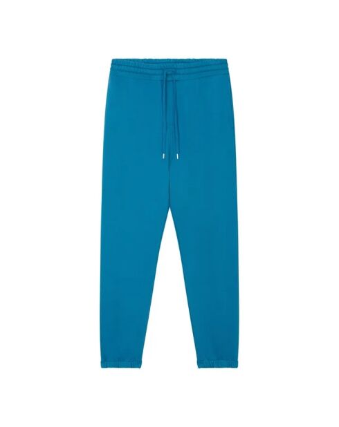Pantalones deportivos Slim de algodón orgánico azul celeste