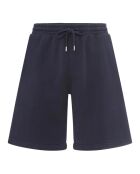 Pantalones cortos de forro polar de algodón orgánico azul marino
