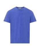 Camiseta azul de algodón orgánico