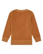 Felpa girocollo Malo Noisette in misto cotone