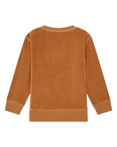 Felpa girocollo Malo Noisette in misto cotone
