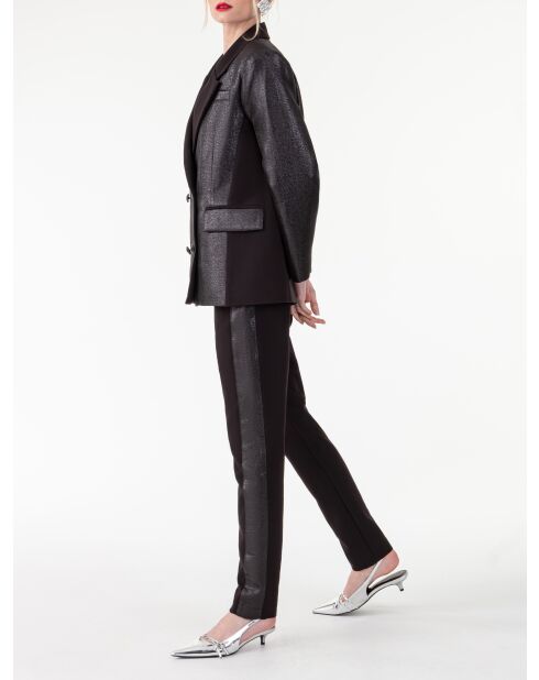 Veste Elowen jacquard noir
