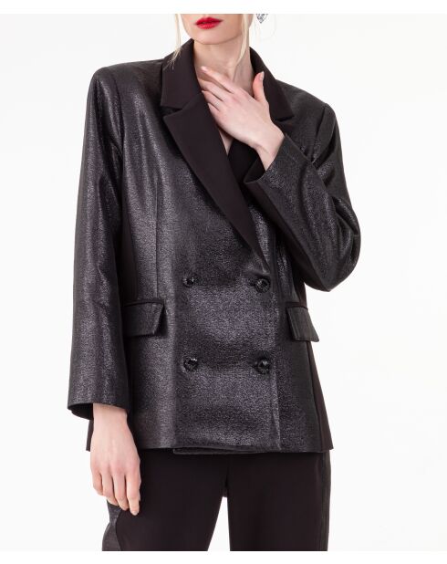 Veste Elowen jacquard noir