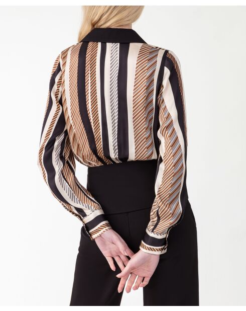 Blouse Briony rayure graphique