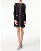 Robe Vera noir/lame