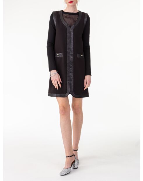 Robe Vera noir/lame