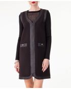 Robe Vera noir/lame