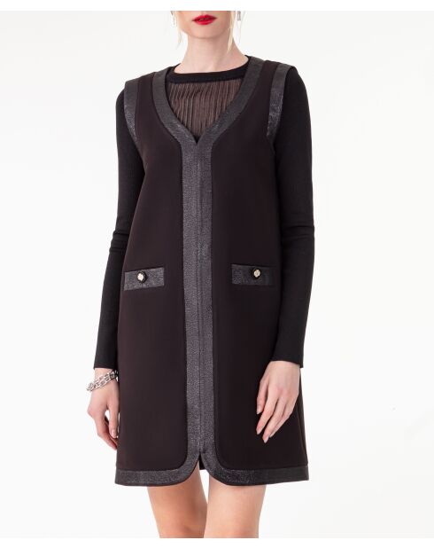 Robe Vera noir/lame