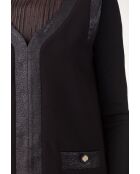 Robe Vera noir/lame