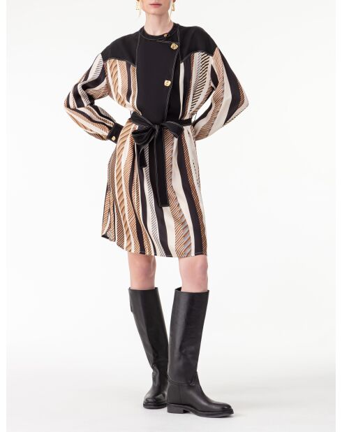 Robe Paola rayure graphique