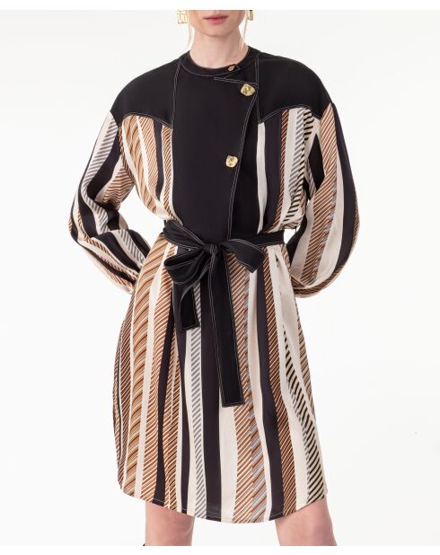 Robe Paola rayure graphique