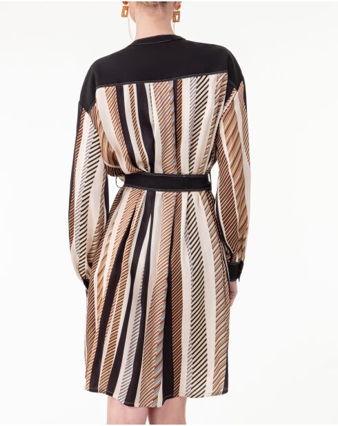 Robe Paola rayure graphique