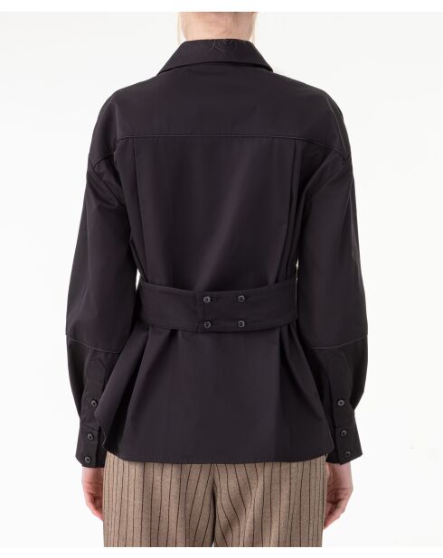 Chemise en coton Miranda noire