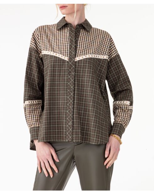 Chemise en coton Minoa carreaux vichy