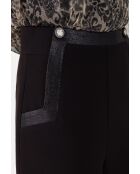 Pantalon Ezekiel noir/lame