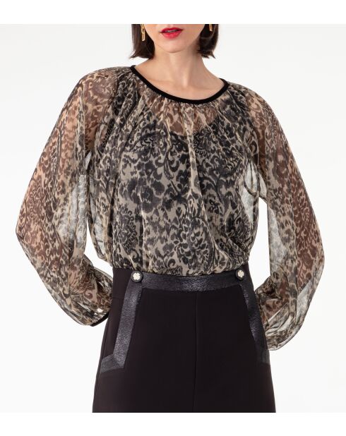 Blouse Nyssa cachemire dore