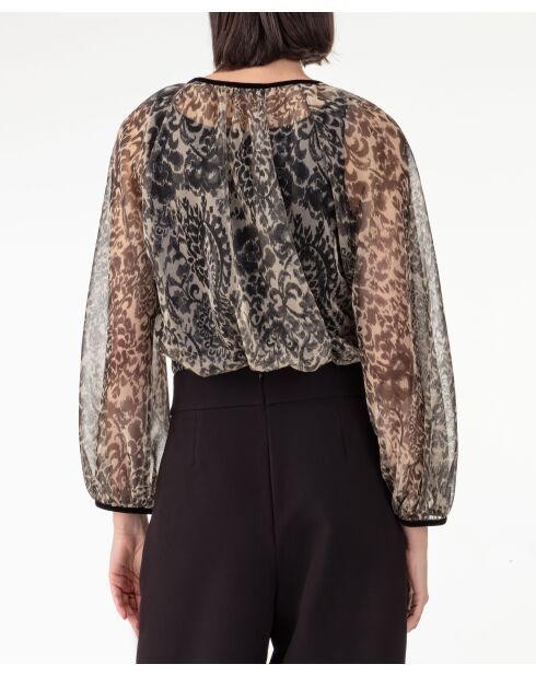 Blouse Nyssa cachemire dore
