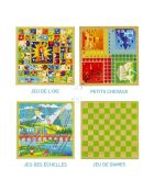 Coffret de jeux de société plateaux en bois * HC