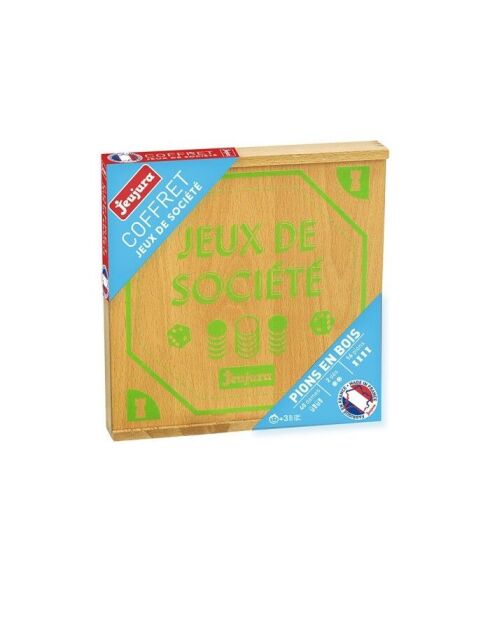 Coffret de jeux de société plateaux en bois * HC