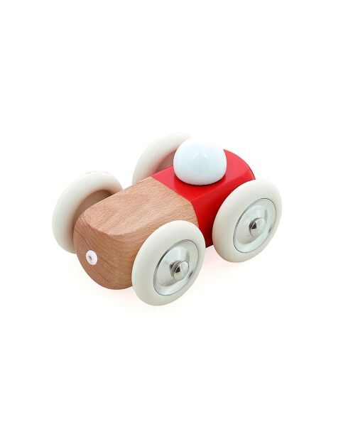 Voiture moit-moit GM rouge - 2 ans et +
