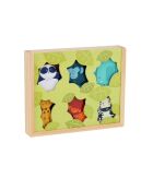 Mes histoires en bois Les animaux de la jungle multicolore - 3 ans et +