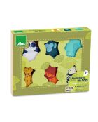 Mes histoires en bois Les animaux de la jungle multicolore - 3 ans et +