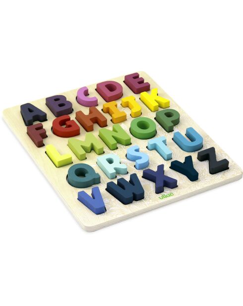 ABC Alphabet puzzel om in te bedden onder de veelkleurige luifel - 2 jaar en +