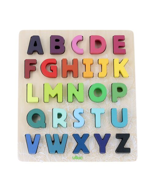ABC Alphabet puzzel om in te bedden onder de veelkleurige luifel - 2 jaar en +