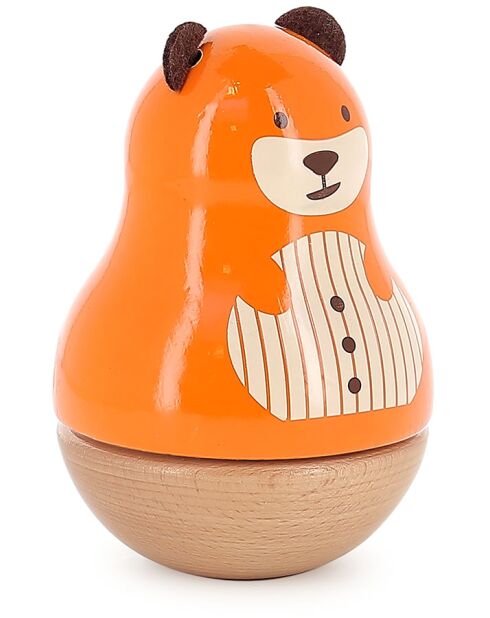 Boîte à musique Marcel l'ours orange - 1 an et +
