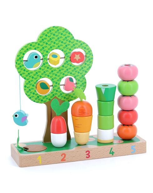 J'apprends à compter les légumes multicolore - 18 mois