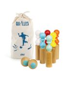 6 veelkleurige retro kegels - 5 jaar en +