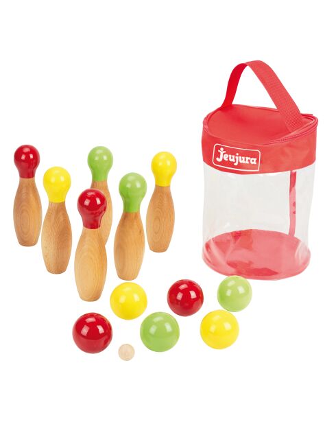 Geel/groen/rode bowling- en petanquespellen - 3 jaar en +