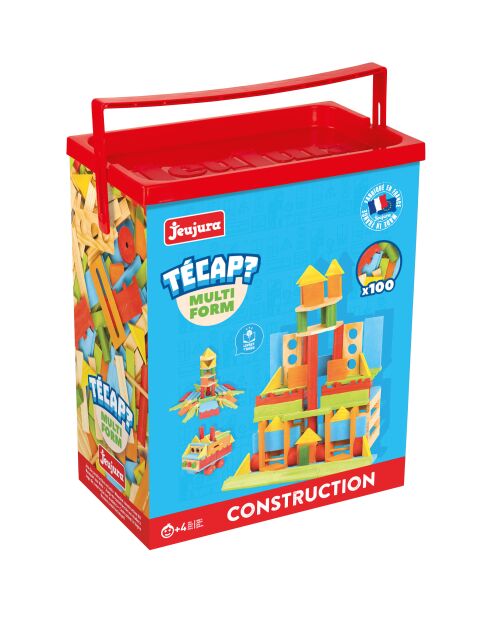 Técap Multiform multicolores 100 pièces - 4 ans et +