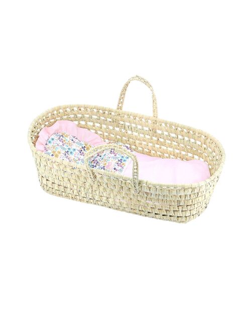 Liberty Rose wieg van 50 cm met bekleding