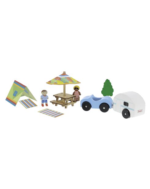 Les vacances au camping multicolores- 3 ans et +