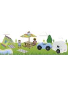 Vacanze in campeggio multicolore - 3 anni e più