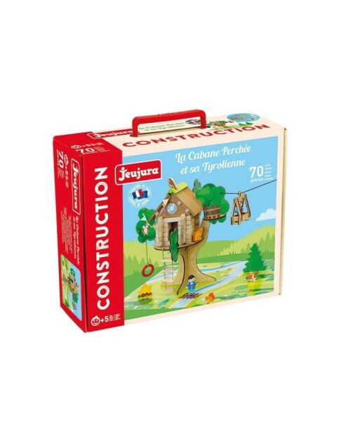 La cabane perchée et sa tyrolienne - 70 pièces * HC
