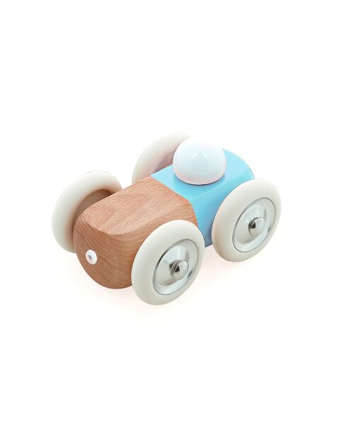 Voiture moit-moit GM bleue - 2 ans et +