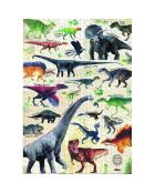 500-teiliges Dinosaurier-Puzzle - Nationalmuseum für mehrfarbige Naturgeschichte - ab 8 Jahren