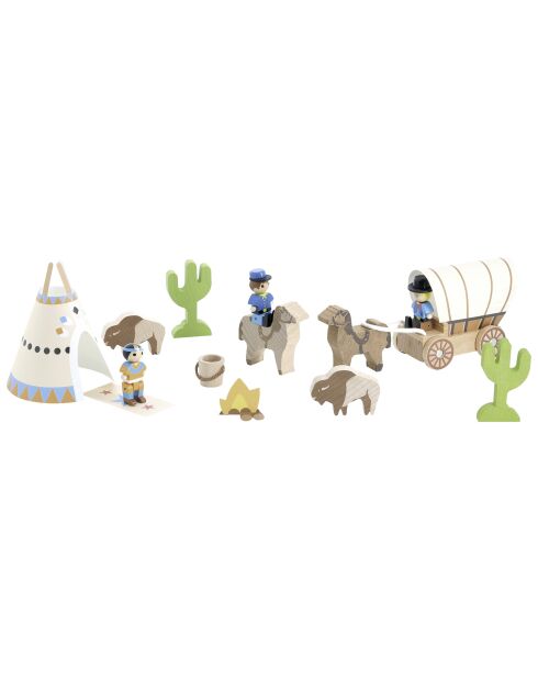Far West multicolores - 3 ans et +