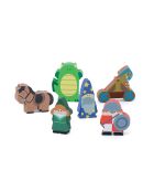 Mes histoires en bois Château fort multicolore - 3 ans et +