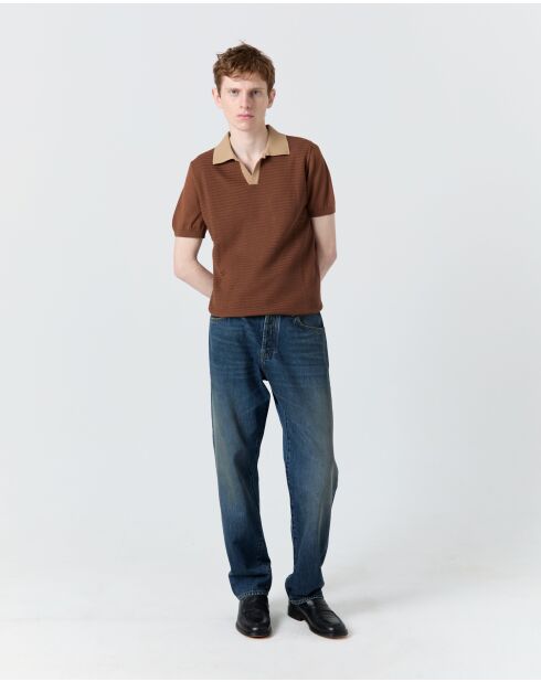 Numana braunes Poloshirt - BRAUN
