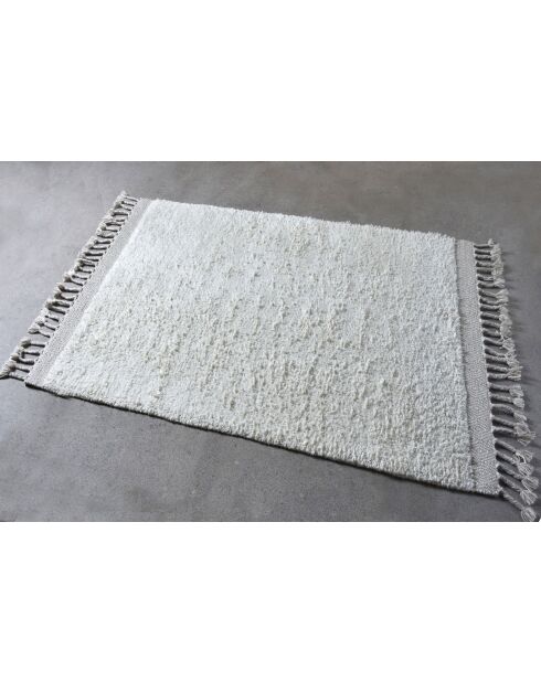Alfombra Wigan de lana marfil/beige - 160x230 cm