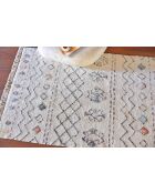 Seabert katoenen vloerkleed ivoor/multi - 120x180 cm